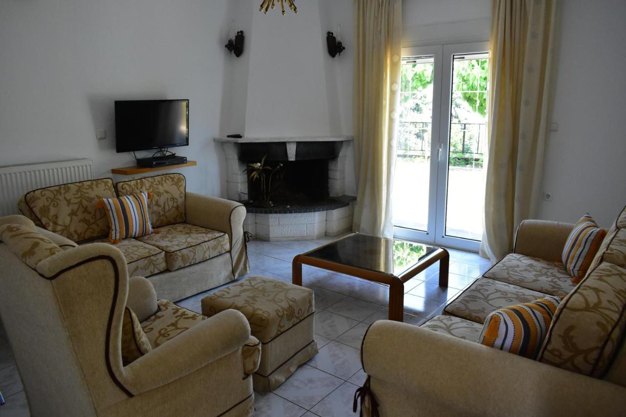 Вилла White Clam Vintage House With Sea View & Garden Макри-Ялос Экстерьер фото